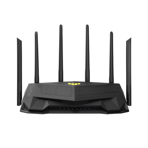 Bộ phát wifi ASUS TUF Gaming AX5400 - Bộ định tuyến chơi game WiFi 6 băng tần kép AX5400, hỗ trợ WiFi Mesh