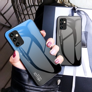 Ốp Điện Thoại Kính Cường Lực Màu Gradient Cho Samsung Galaxy M23 5G Samsung M23 5G