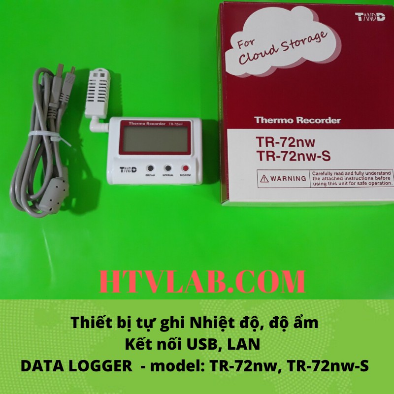 Nhiệt ẩm kế tư ghi TR-72nw-s