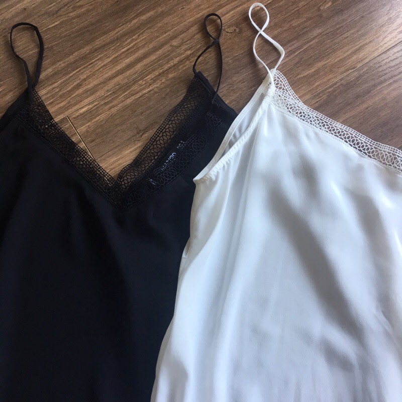 Áo 2 dây viền ren hàng xuất | BigBuy360 - bigbuy360.vn