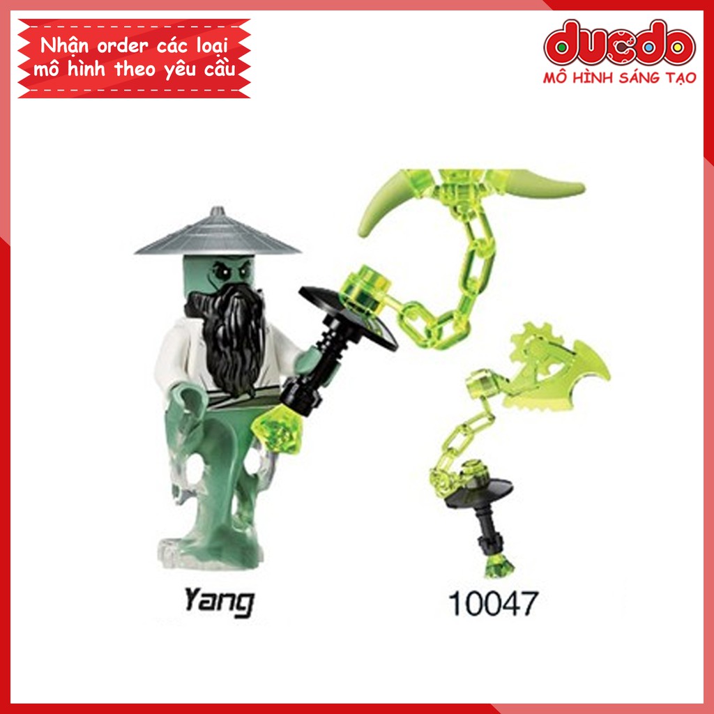 Minifigures các nhân vật Ninjago tuyệt đẹp - Đồ chơi Lắp ghép Xếp hình Mini Mô hình Ninja DECOOL 10047-10052