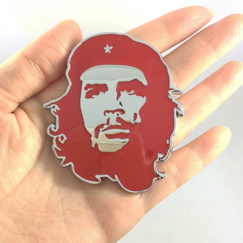 Miếng dán kim loại trang trí xe hơi vara Rebel cuban