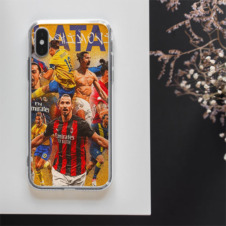 Ốp lưng Zlatan Ibrahimović trong màu áo các CLB cho Iphone 5 6 7 8 Plus 11 12 Pro Max X Xr FOO20210159