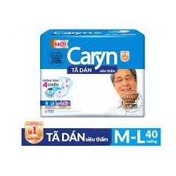 Tã dán Caryn Siêu thấm M-L20 / M-L40 / XL10