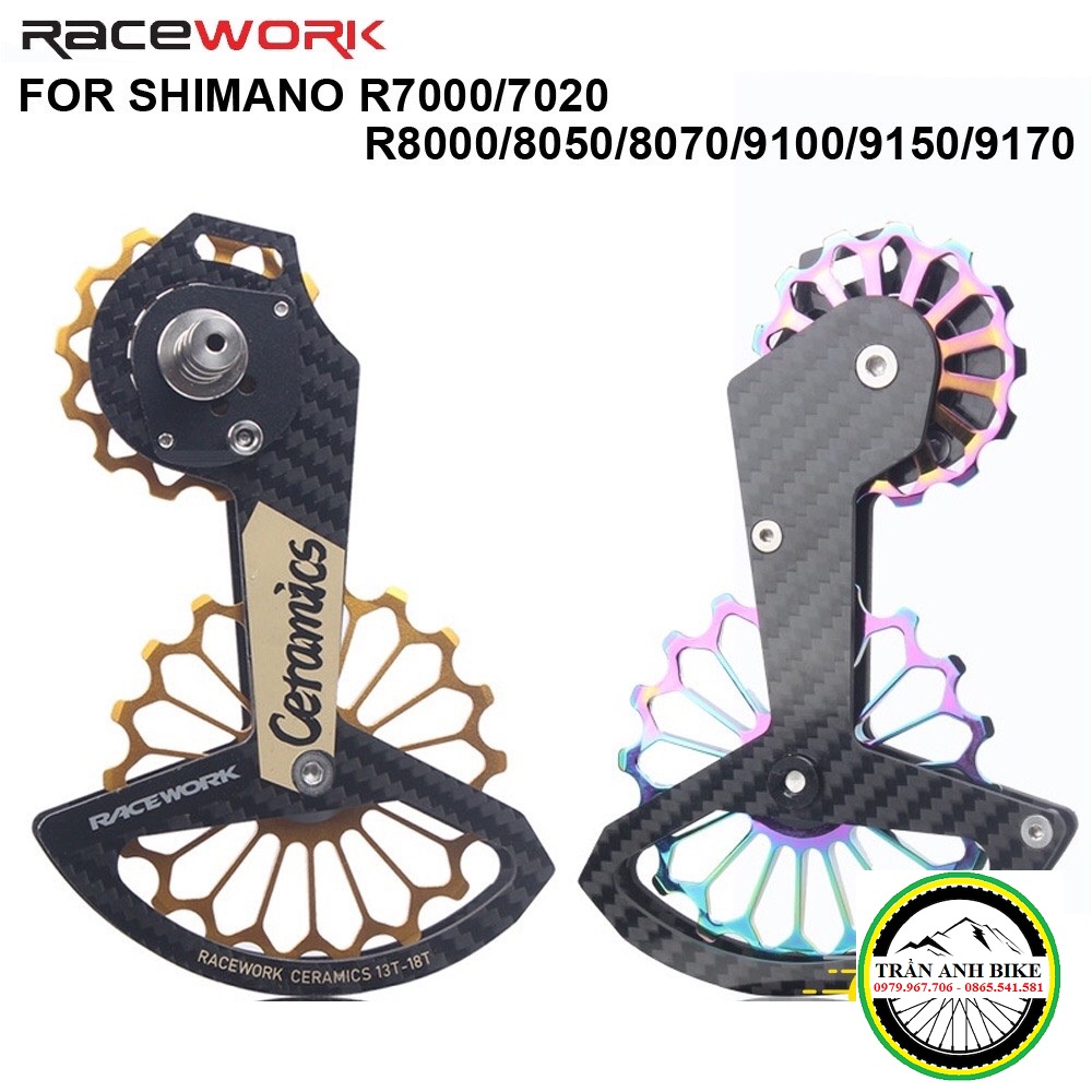 Cần củ đề  xe đạp RACEWWORK Cho Shimano R7000/7020 R8000/8050/9100/9150