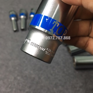 [10 khẩu dài] Khẩu bulong 1/2 TOP Germany standard