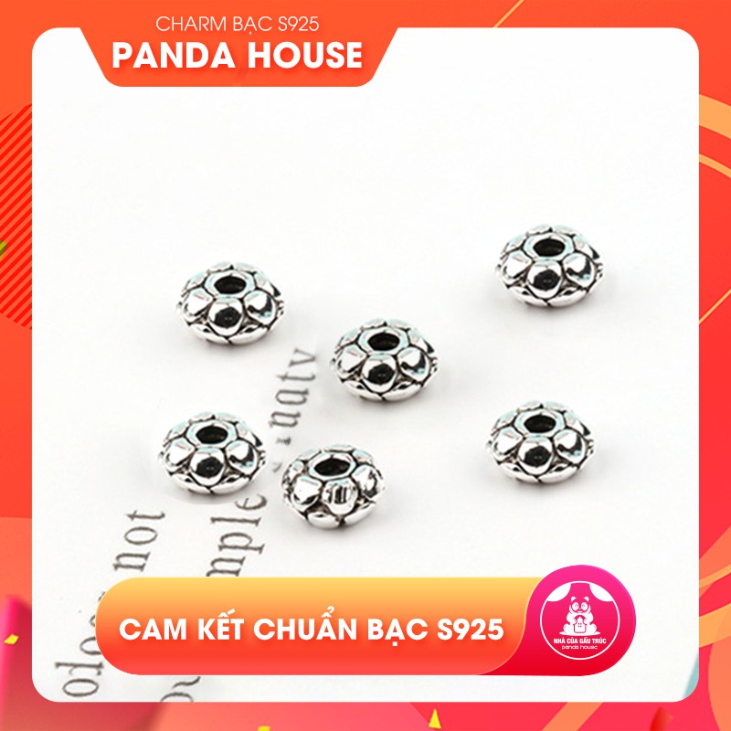 Charm bạc s925 chặn hình răng cưa 2.2*4.5mm - Panda House
