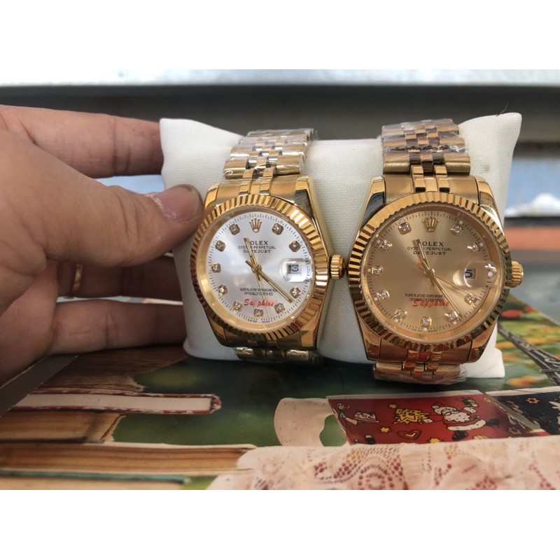 Đồng hồ Nam Rolex, kính saphire chống xước, size 36