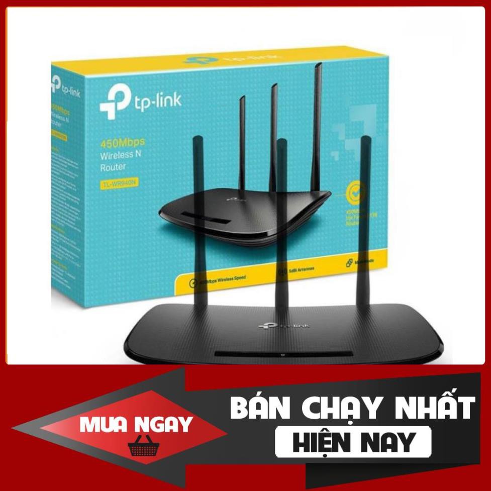 TP-Link Bộ phát wifi không dây (Thiết bị mạng) Chuẩn N 450Mbps TL-WR940N