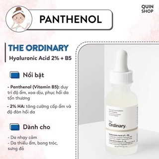 Serum Cấp Ẩm Phục Hồi Da The Ordinary HA 2% + B5