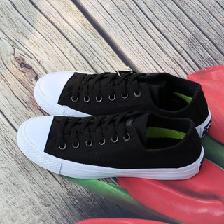 Giày Sneaker Chuck 2 Đen Nữ Cổ Thấp ZRF