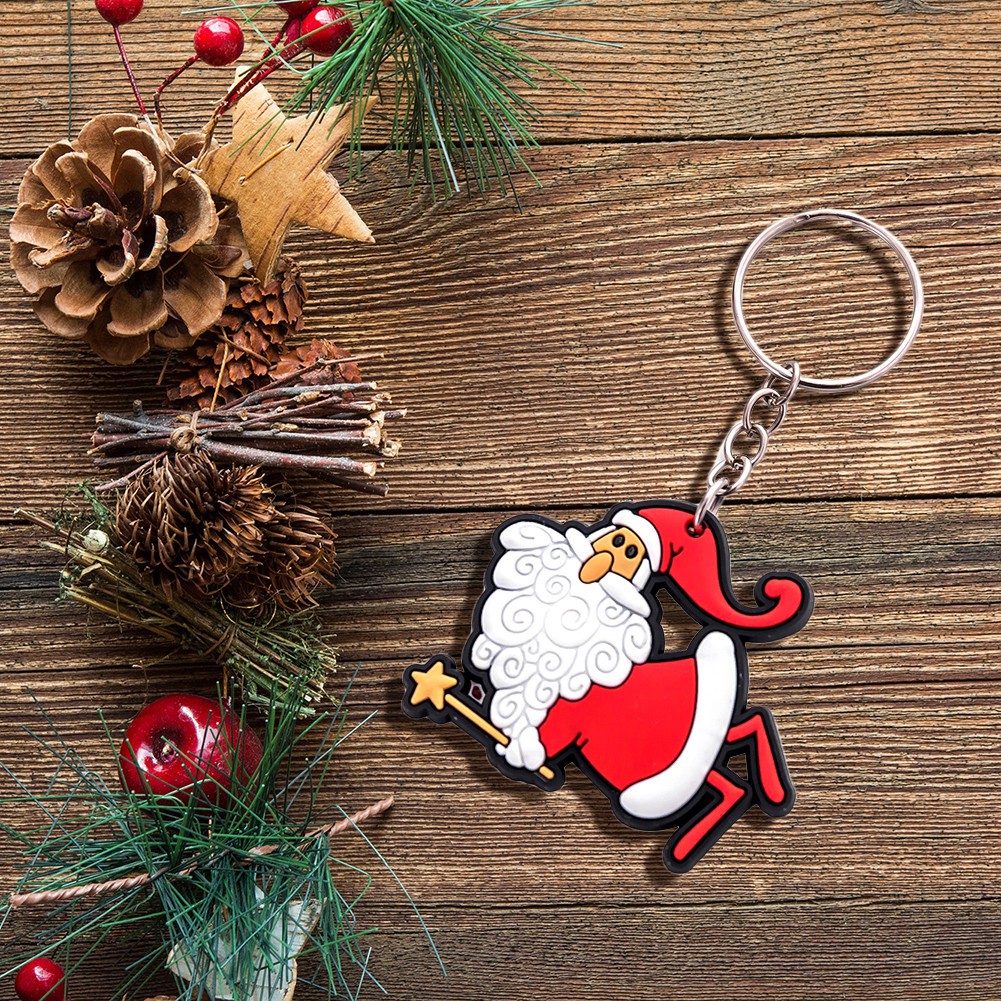 Móc chìa khóa hình ông già noel cho lễ giáng sinh