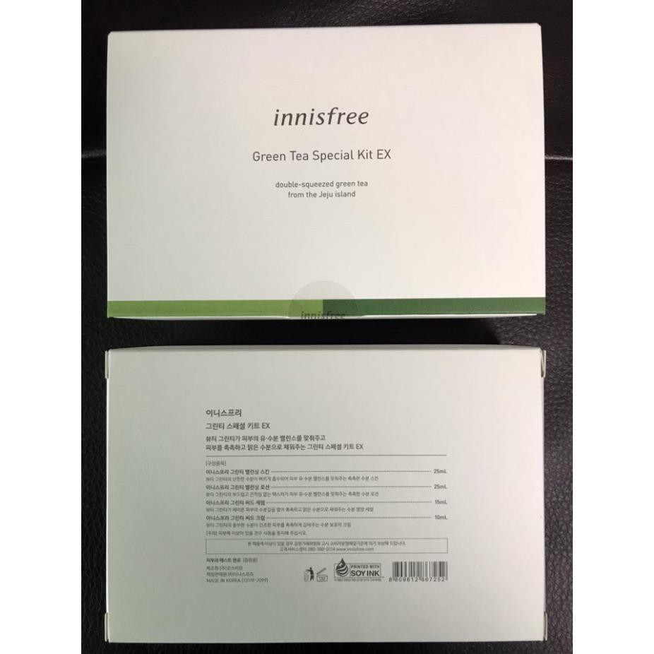 Sample Bộ Kit Trà Xanh Innisfree Green Tea Special Kit Mini size