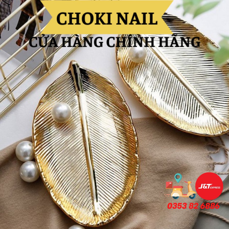 Đĩa lá sứ chụp hình nail , chụp ảnh trang sức siêu đẹp