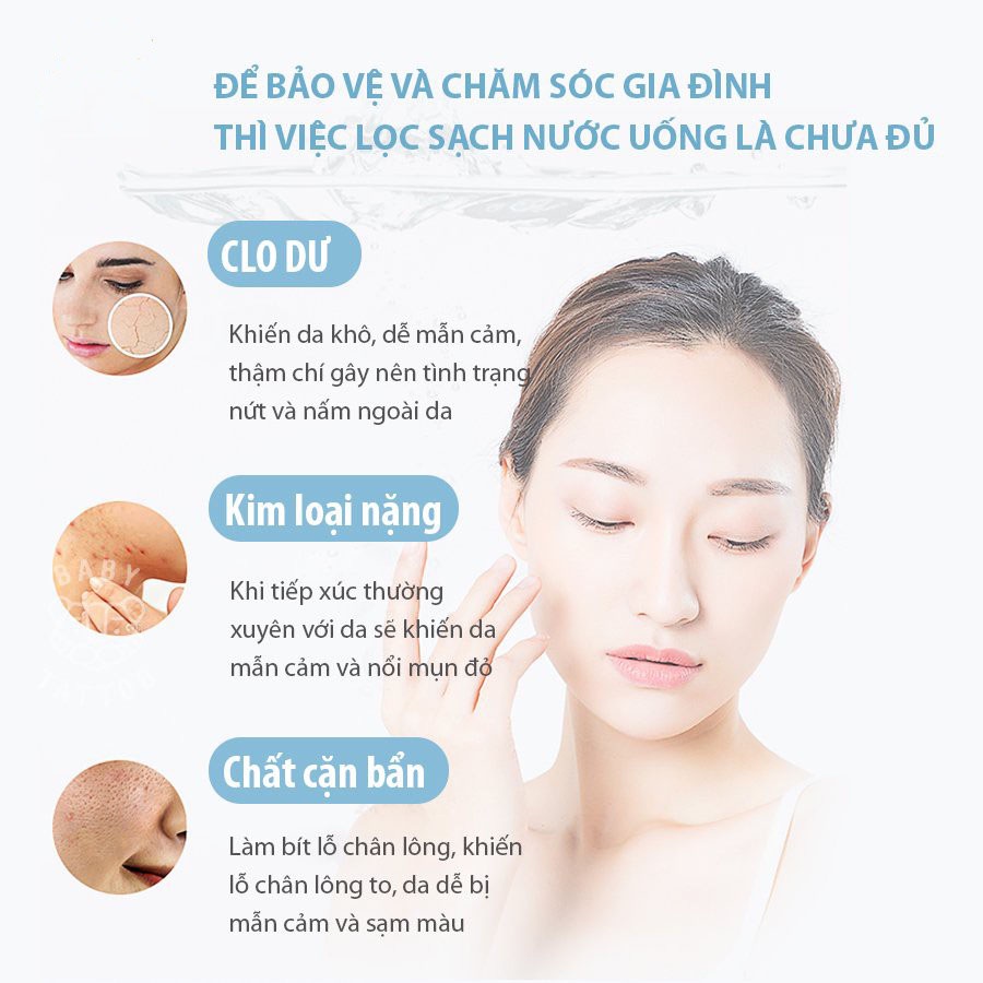 Đầu vòi rửa bát chén tăng áp 3 chế độ - LỌC NƯỚC xoay 360 độ