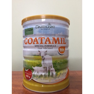 Sữa dê goatamil ba cho trẻ nhẹ cân suy dinh dưỡng