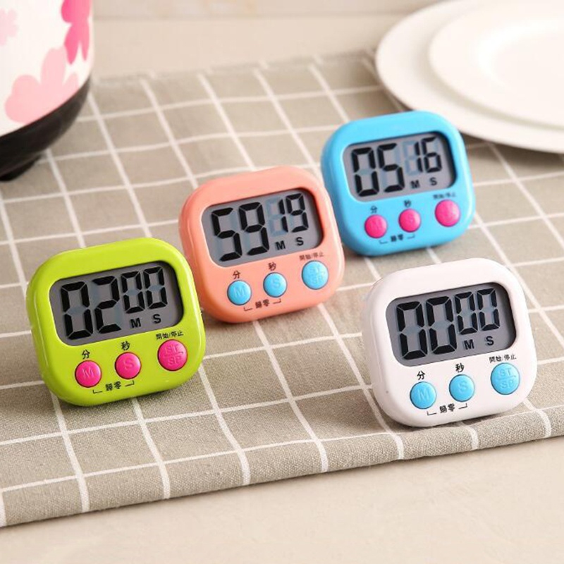 Kiss Đồng Hồ Hẹn Giờ Nấu Ăn Kỹ Thuật Số Đếm Ngược Lên Xuống Có Giá Đỡ / Lỗ Treo Cho Nhà Bếp
