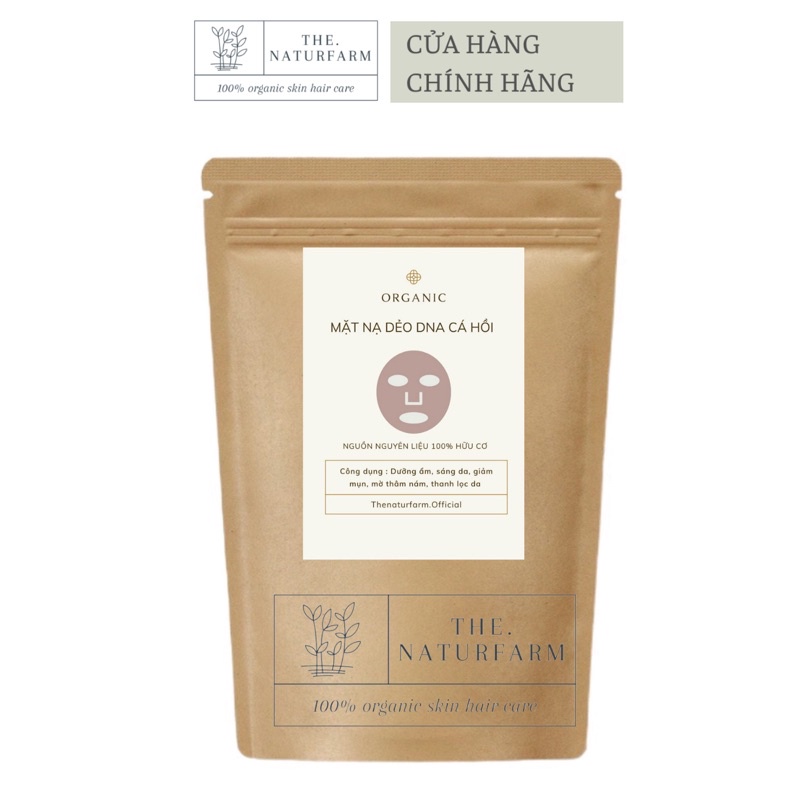 300gr Bột mặt nạ dẻo Colagen DNA Cá Hồi Organic chuyên dùng trong Spa uy tín ( Mask dẻo cao cấp chính hãng ) Handmade