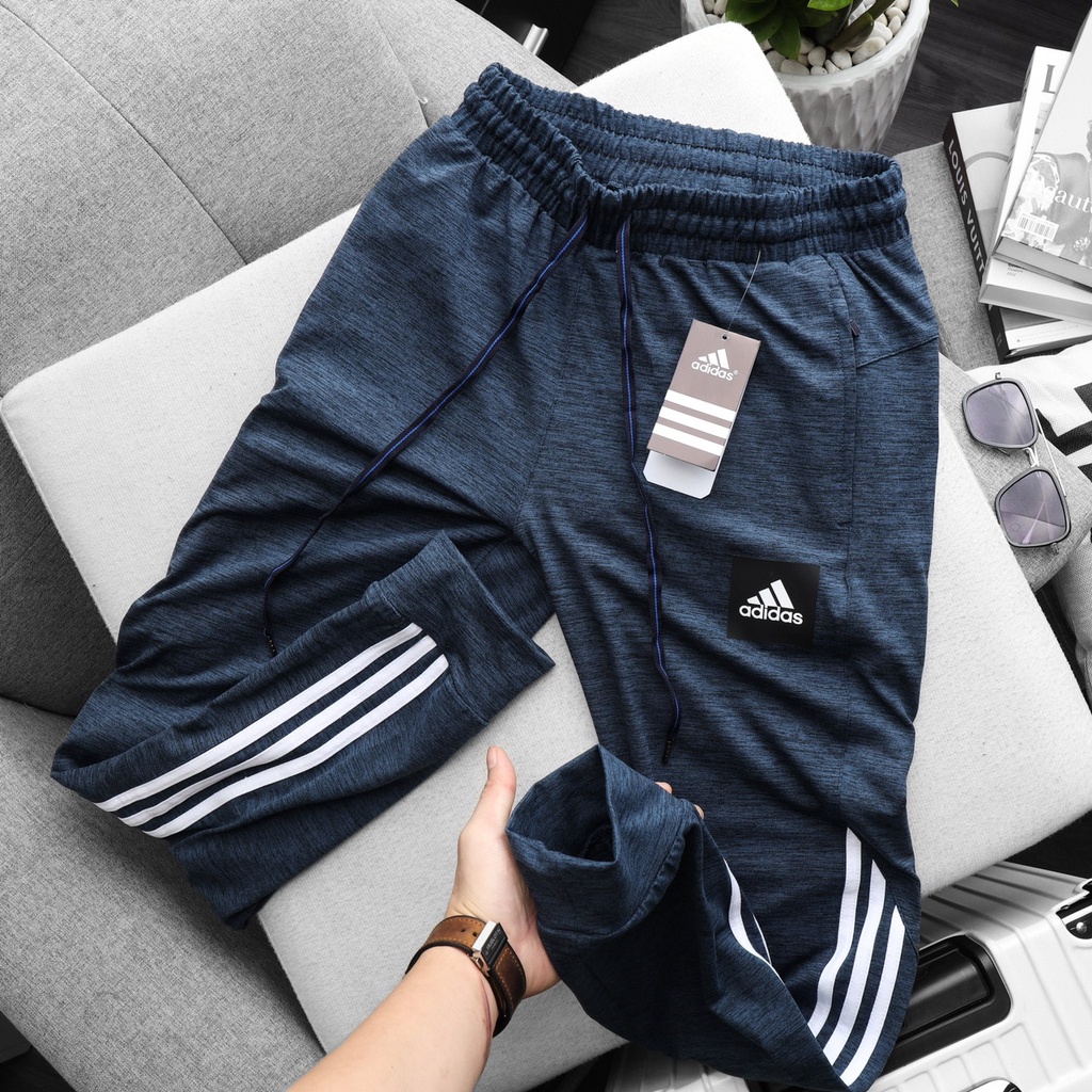 Quần thể thao nam dài ống suông quần jogger gym yoga cao cấp bigsize xuất khẩu QCTNA