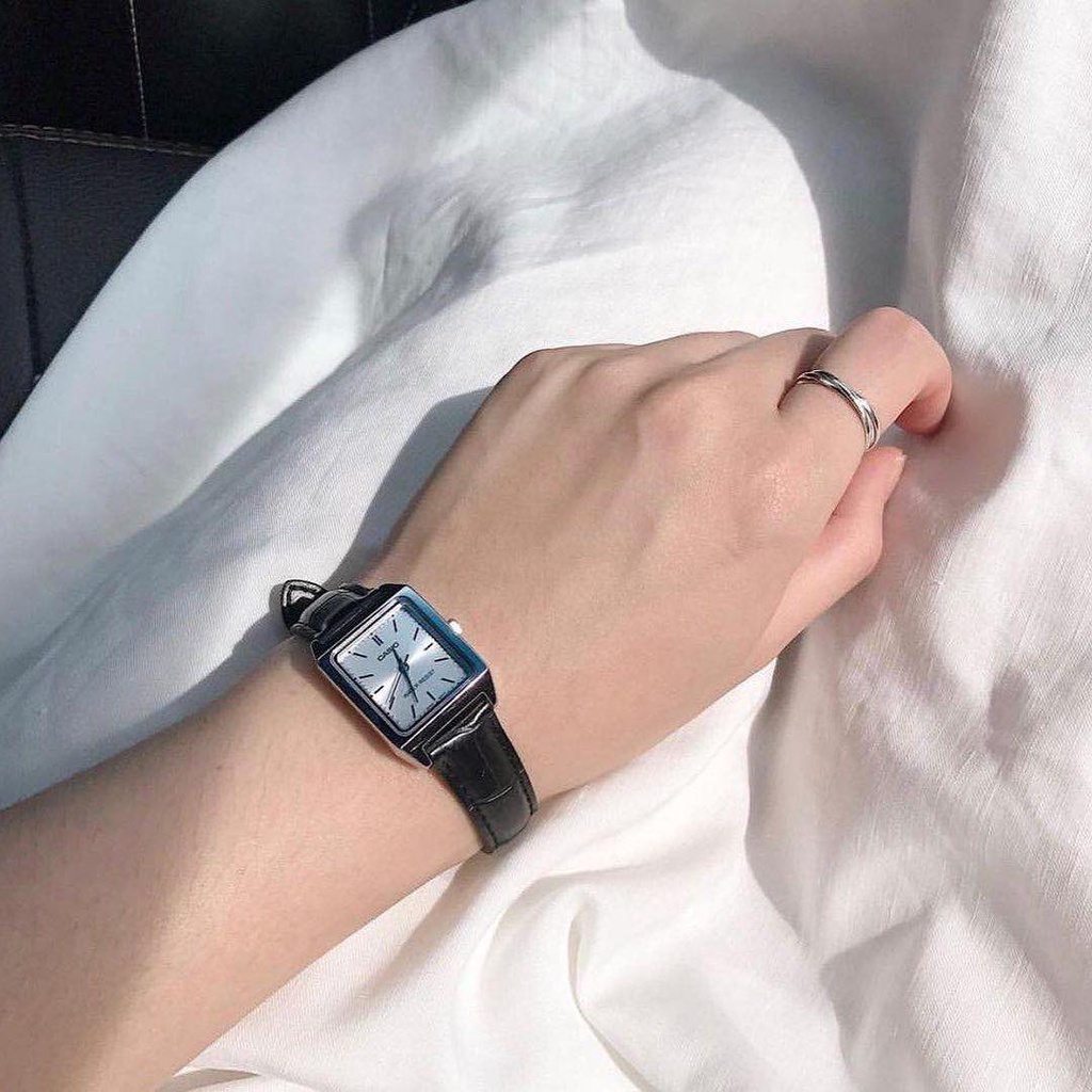 Đồng Hồ Nữ Dây Da Chính Hãng CASIO LTP-V007L