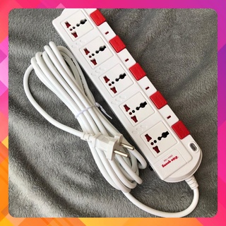 Ổ cắm dài điện quang 5 công tắc 5 ổ cấm 2m, 5m
