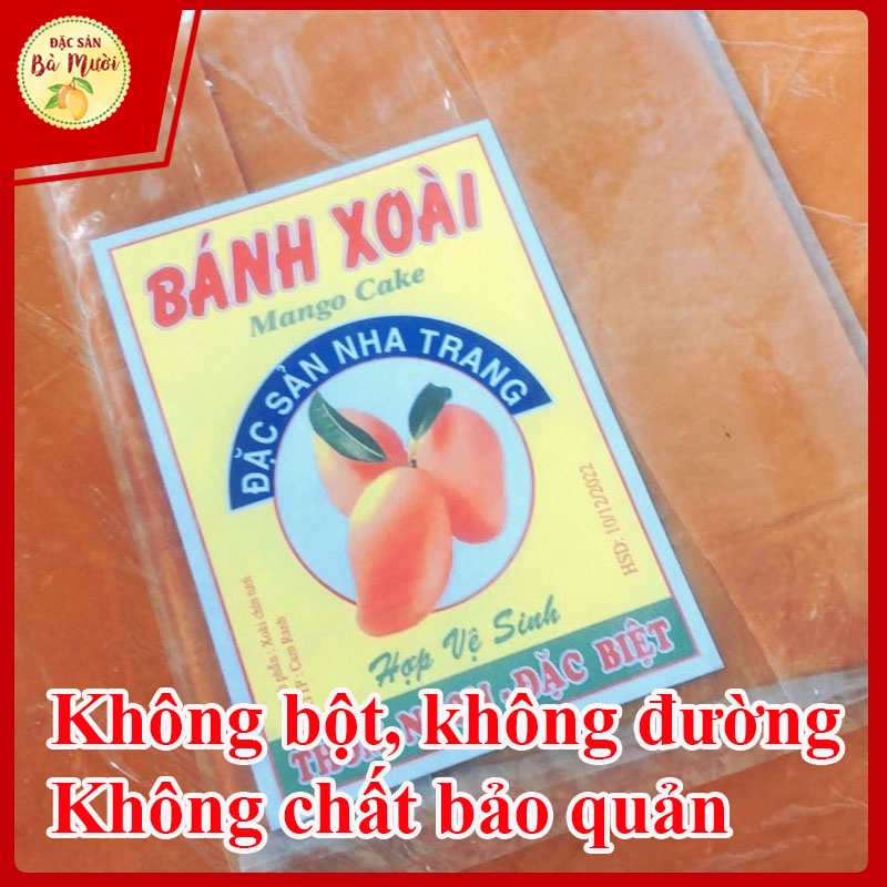 Bánh tráng xoài Cam Lâm, nguyên chất xoài, dẻo mềm, chua ngọt  - Đặc sản bà Mười