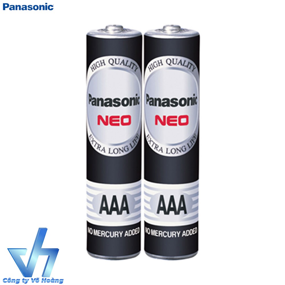 Bộ 2 pin AAA Panasonic R03NT (Đen)