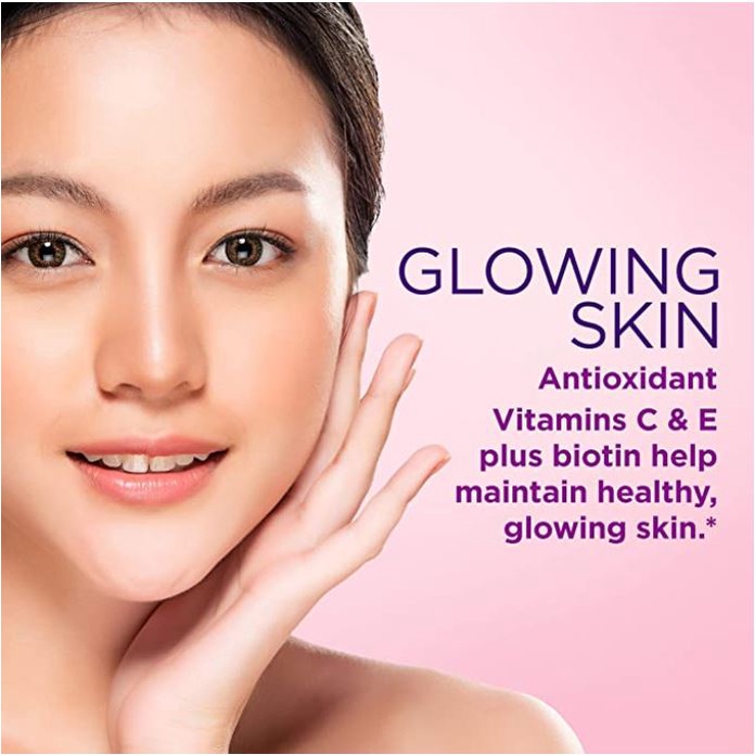 Kẹo dẻo làm đẹp Da Tóc Móng với Biotin 2500 mcg  Nature’s Bounty 80 viên