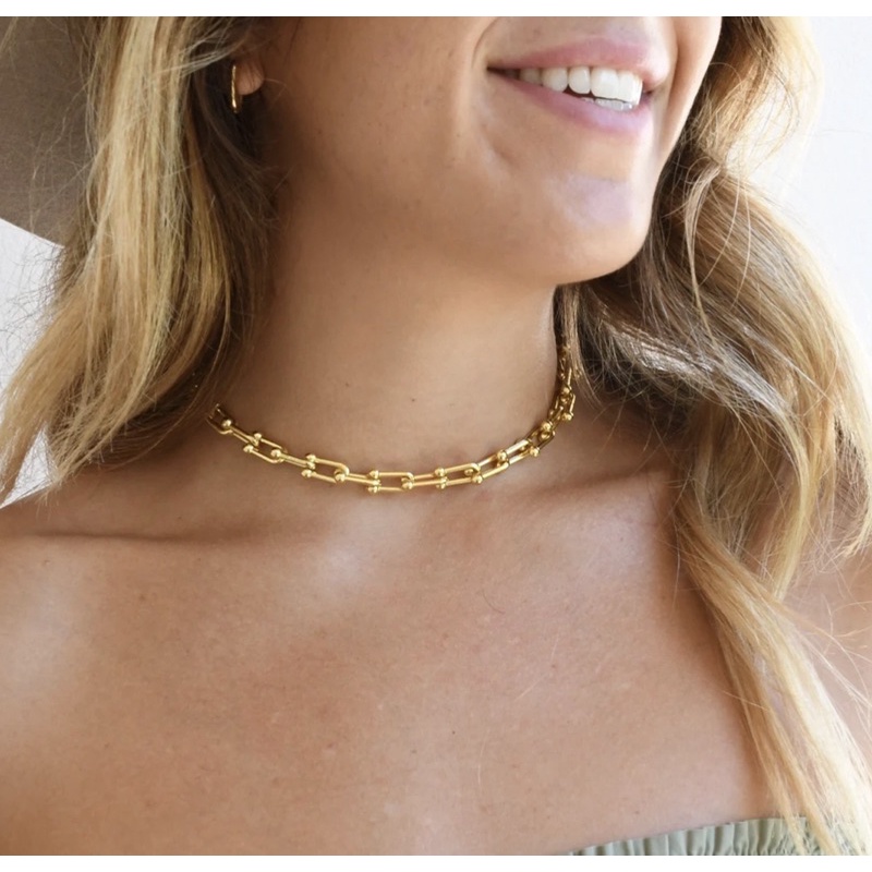 Set vòng tay, dây chuyền, bông tai nữ titan không gỉ mang phong cách Hàn Quốc