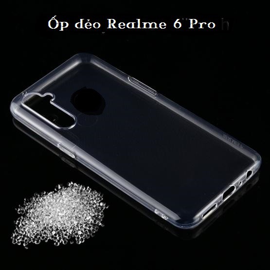 Ốp dẻo trong suốt Realme 6 Pro