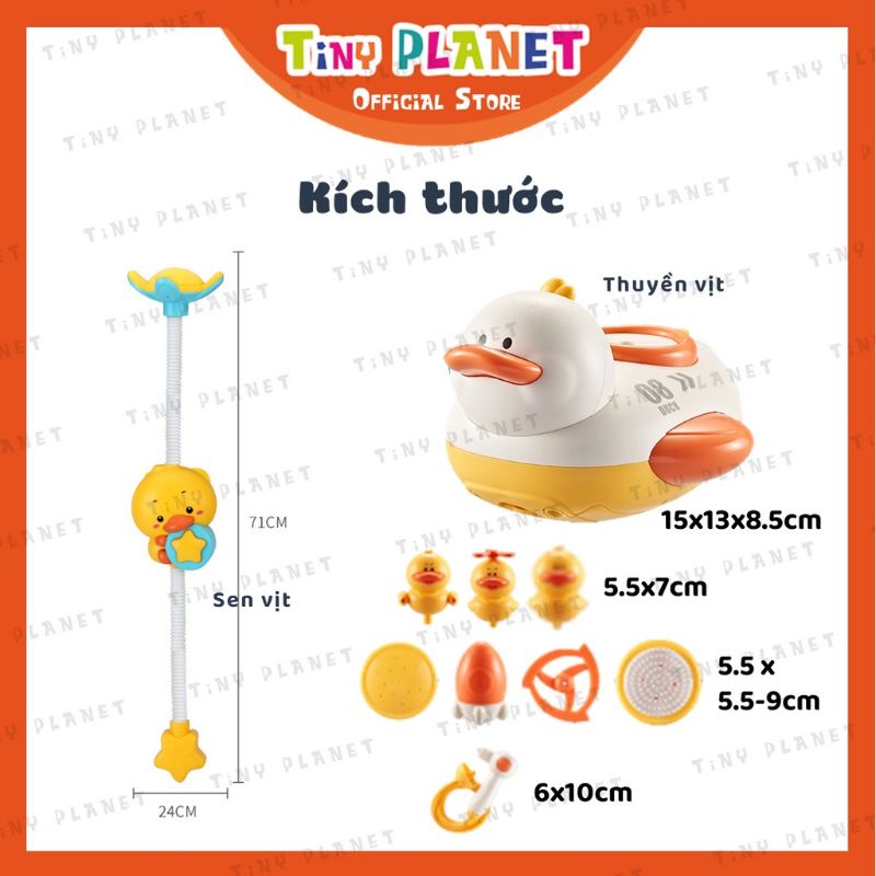 Đồ chơi Vịt phun nước bồn tắm 4 chức năng( bộ full)