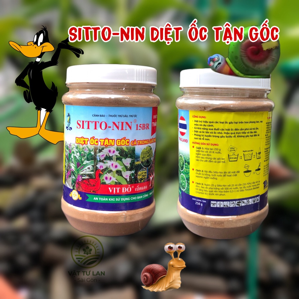 Diệt Ốc Thảo Mộc - Hủ 250gr Nhập Khẩu Thái Lan an toàn cho Lan và con người, ngâm, trộn giá thế