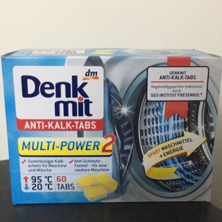 Viên vệ sinh lồng máy giăt Denkmit Đức 60 viên /hộp