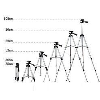 Gậy Tripod 3110 3 chân chụp hình, livestream chuyên nghiệp