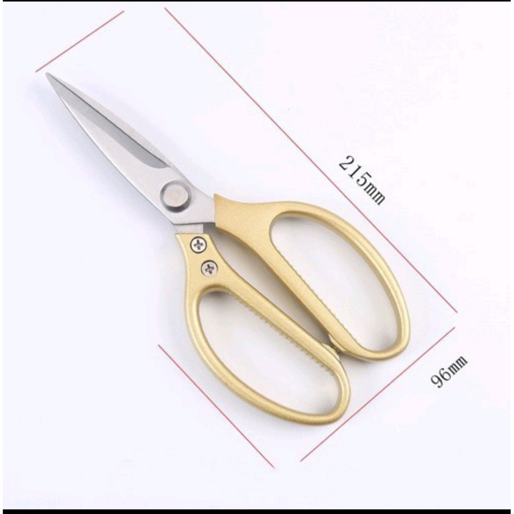 Kéo cắt gà nội địa Nhật, kéo làm bếp MATERIAL SK-5 đa năng cán vàng - cocochang