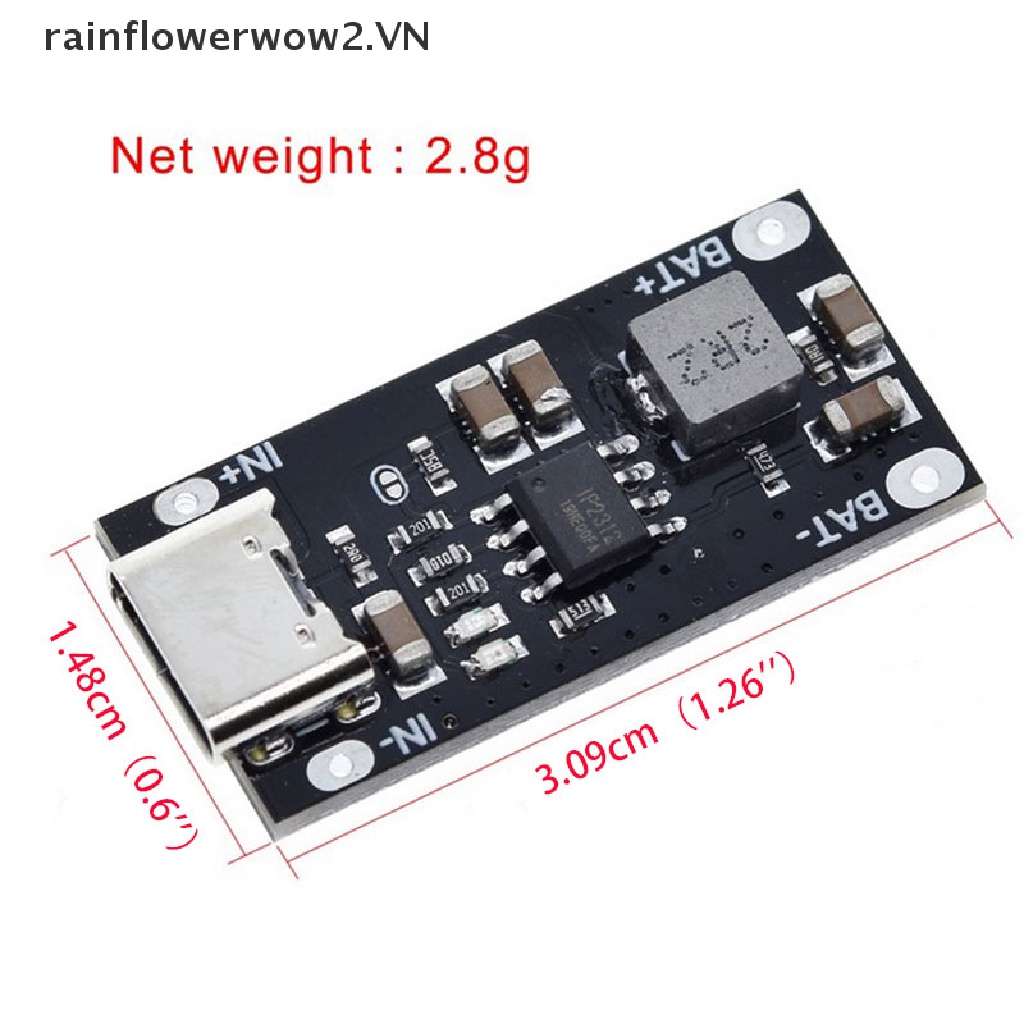 Mô Đun Sạc Pin Lithium Li-ion USB 5V 3A 3.7V 18650
