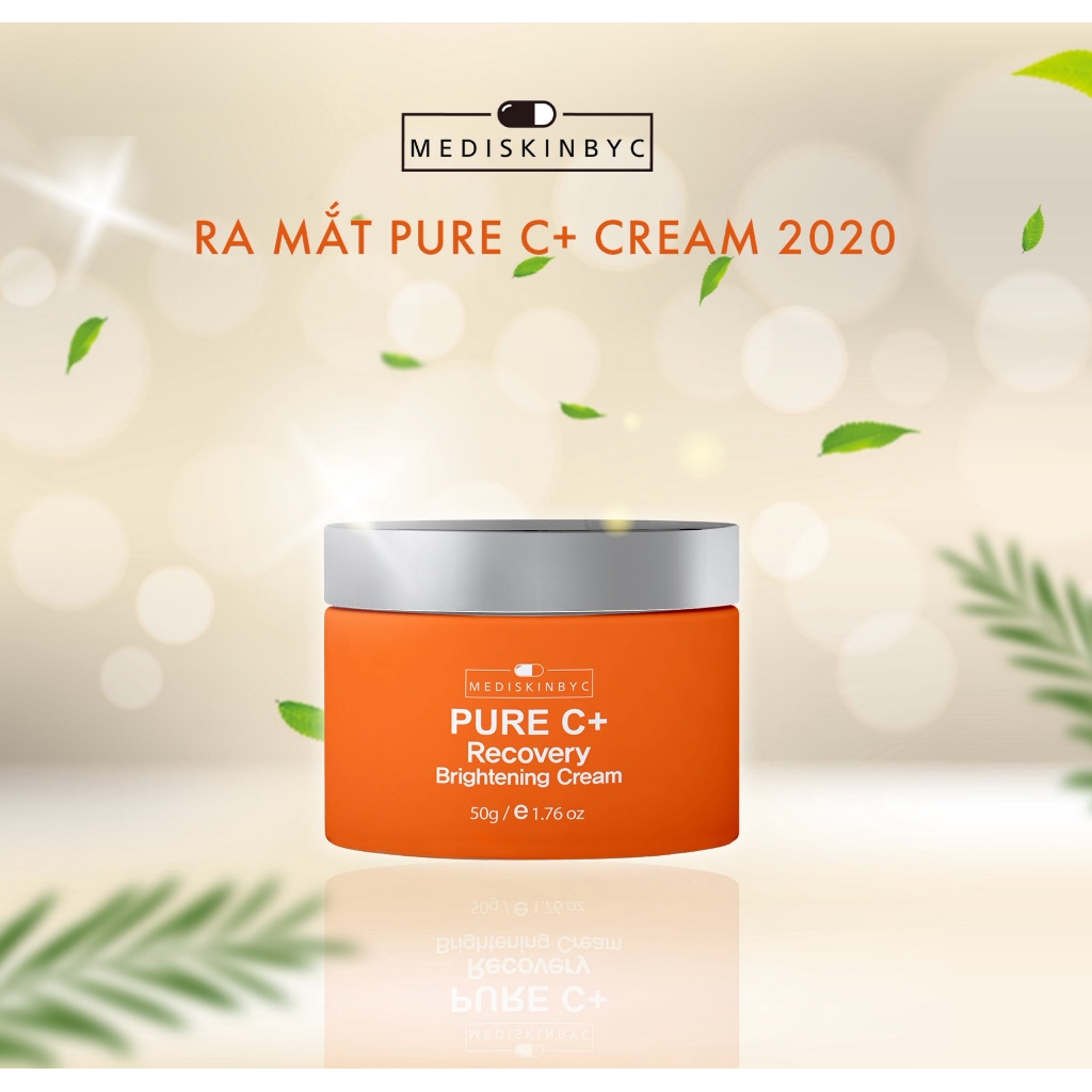Kem dưỡng trắng da MediskinbyC Pure C+ Recovery Brightening Cream 50g