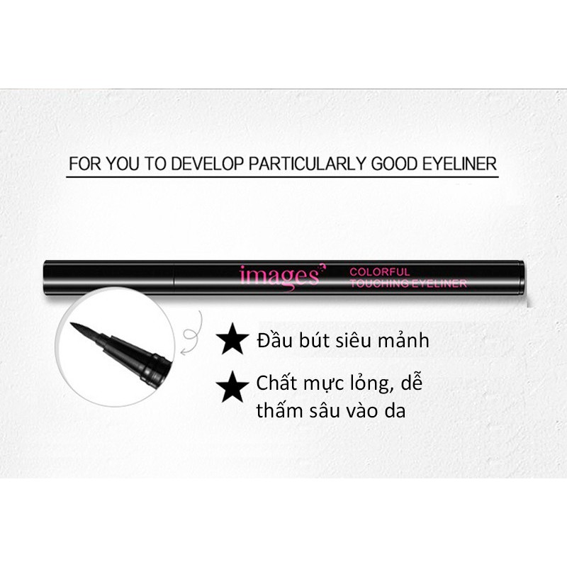 Bút dạ kẻ mắt siêu mảnh IMAGES kẻ viền mắt bút lông kẻ mắt kẻ mắt nước nội địa Trung MD-EL01 | BigBuy360 - bigbuy360.vn