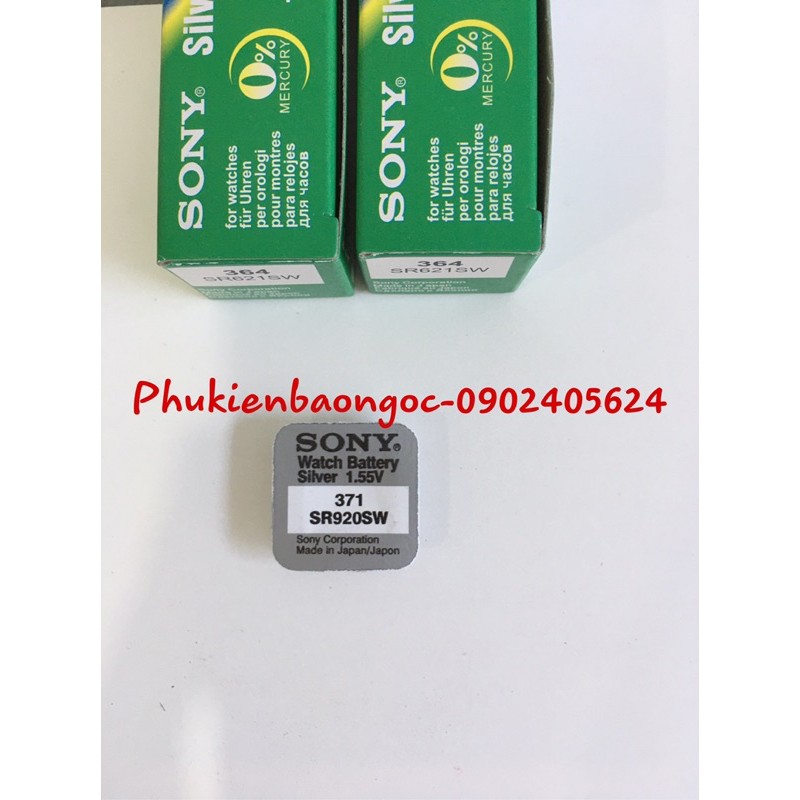 Viên pin đồng hồ 1,55V Murata Sony SR920SW 920 371 L921F AG6 LR69