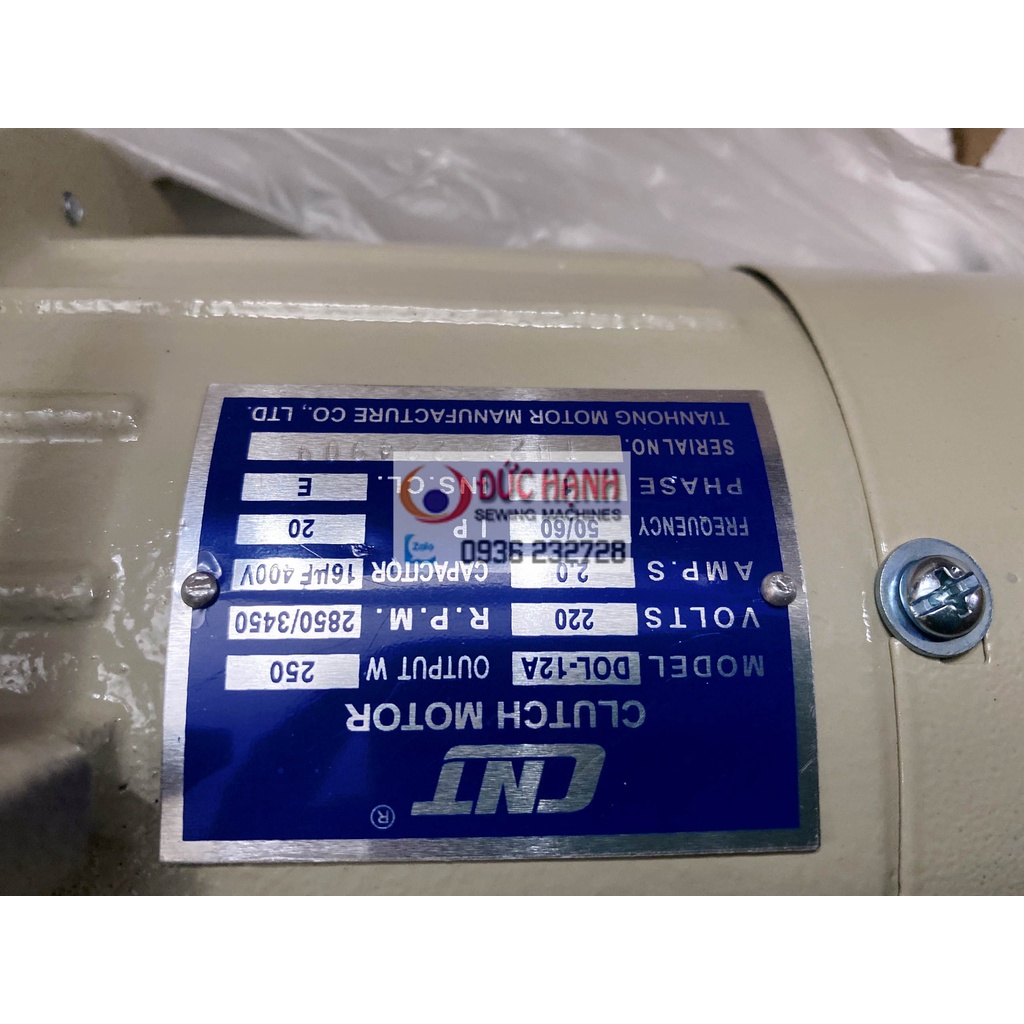 MOTOR CÔNG NGHIỆP MÁY MAY VÀ VẮT SỔ CNT - MỚI 100%
