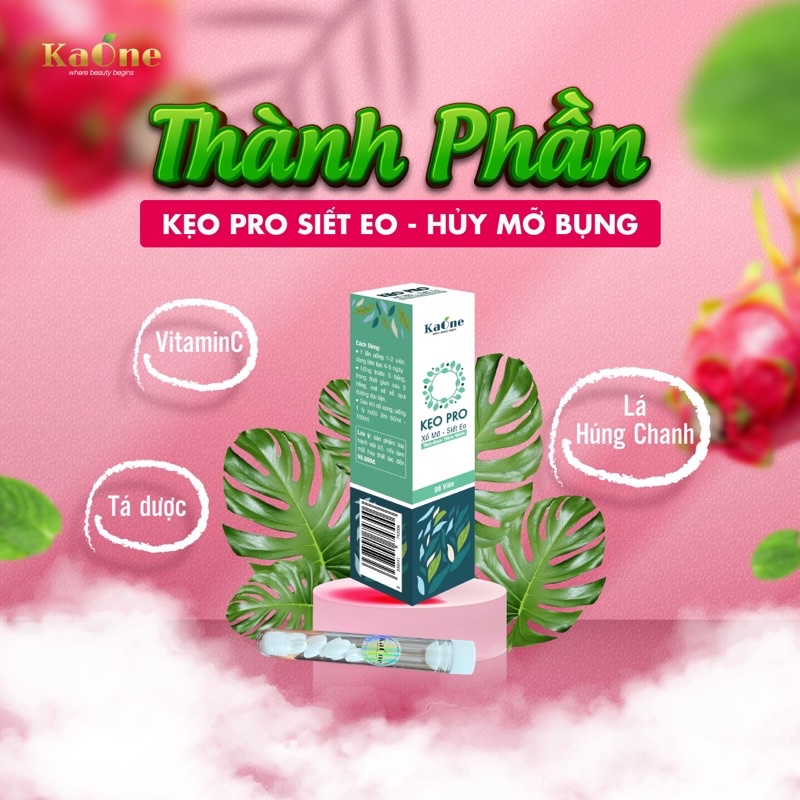 Kẹo Pro Xổ Mỡ Siết Eo