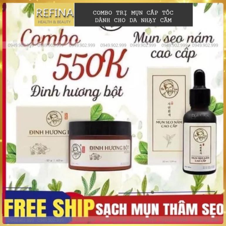 Combo Mụn Cao Cấp Bà Lão💖FREE SHIP💖 Giảm mụn hiệu quả