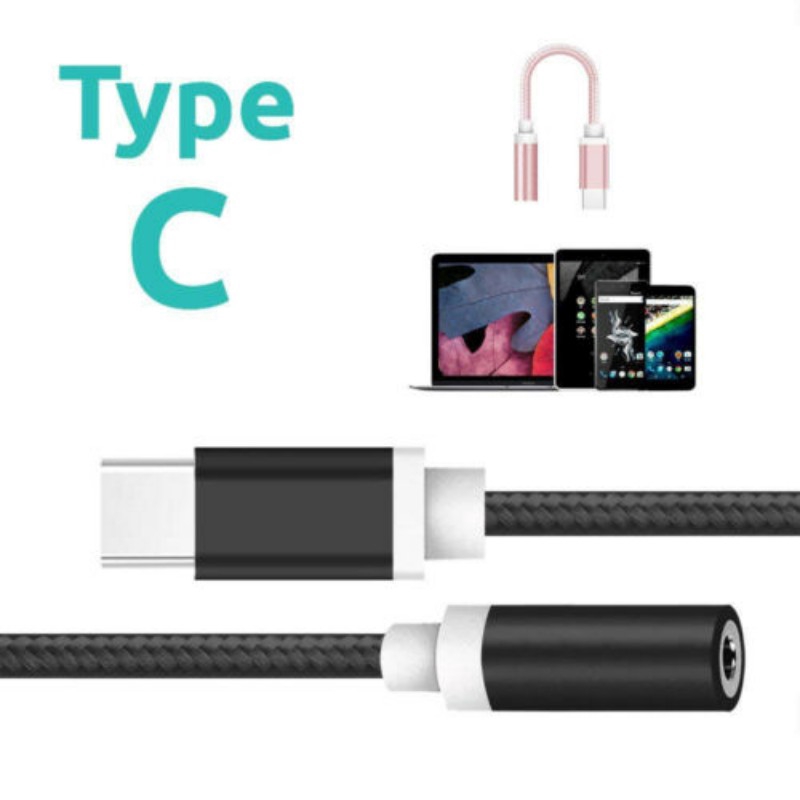 Cáp Chuyển Đổi Âm Thanh Type-C Sang 3.5mm Cho Huawei P20 Lite
