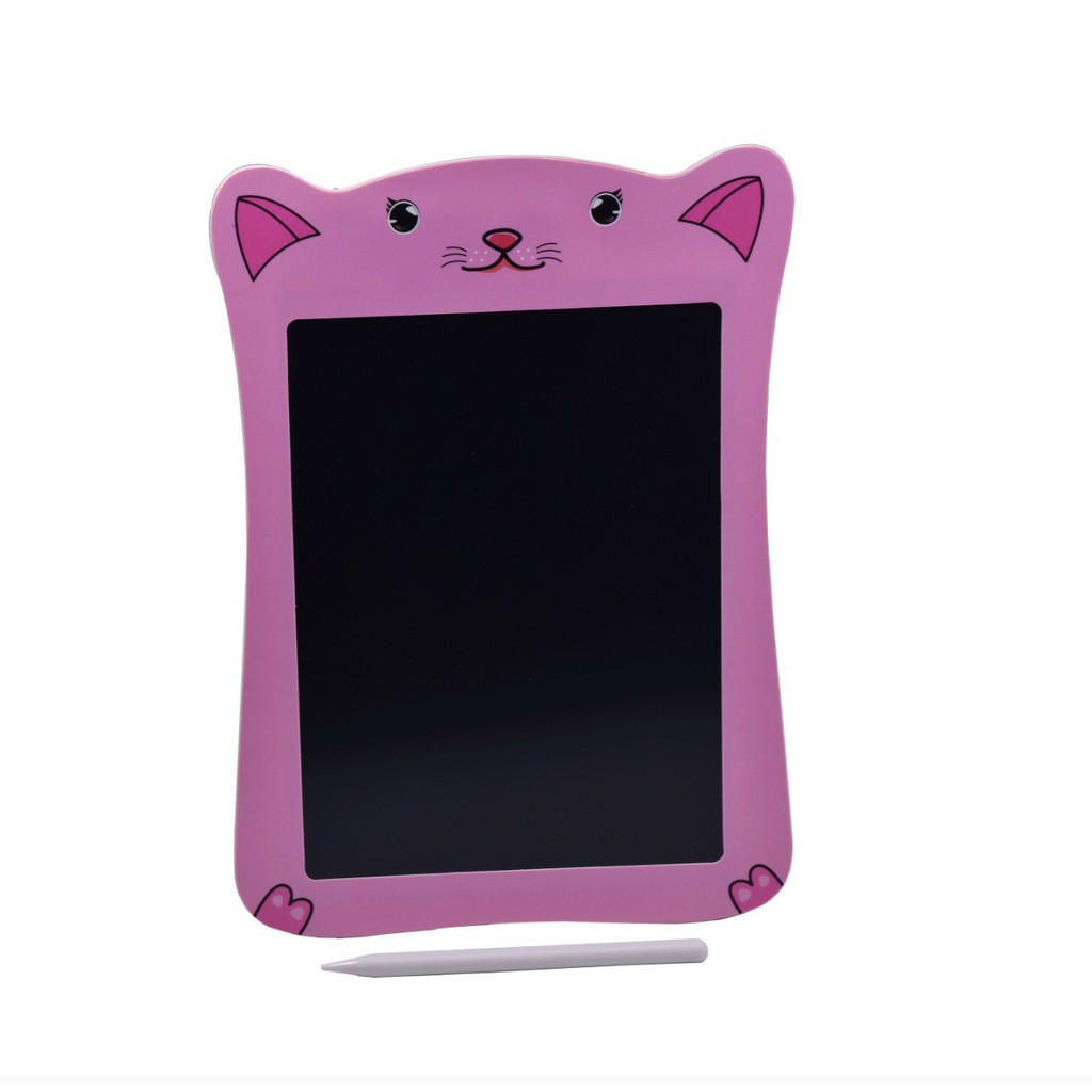 [3 Loại]-Bảng Viết Tự Xoá-Bảng Vẽ Điện Tử LCD-Bảng Điện Tử Thông Minh Cho Bé Hình Con Mèo 8.5 inch, 10 inch, 16 inch