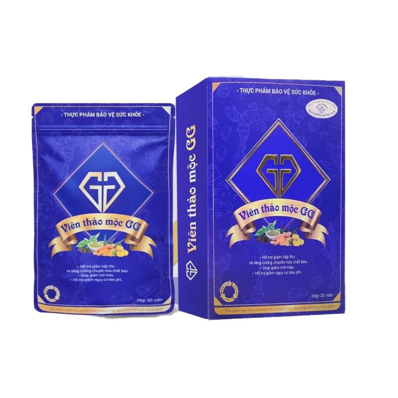 Viên Thảo Mộc GG Gorgeous Gain Phân Giải Mỡ,Hỗ Trợ Kiểm Soát Cân Nặng An Toàn Hiệu quả với cả Người Thừa Cân Lâu Năm