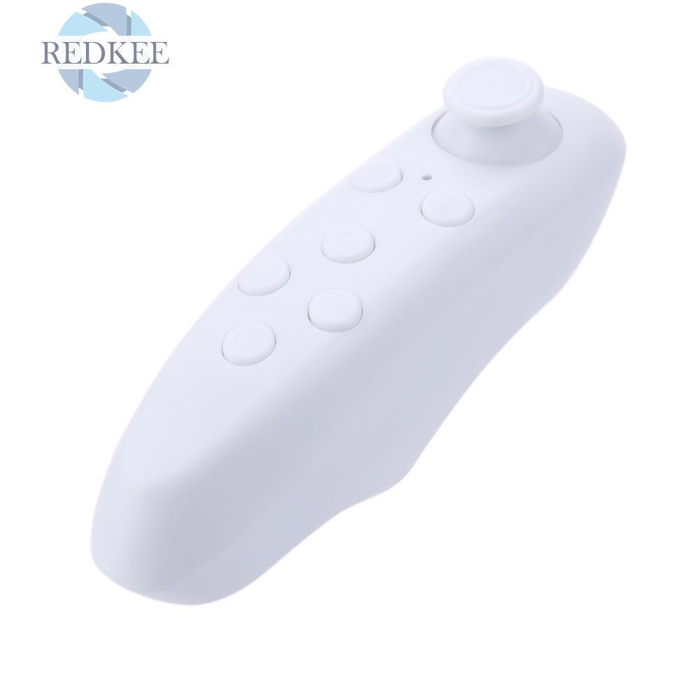 Redkee Bluetooth Gamepad Remote Control for Android iOS VR Mobile Games (White)