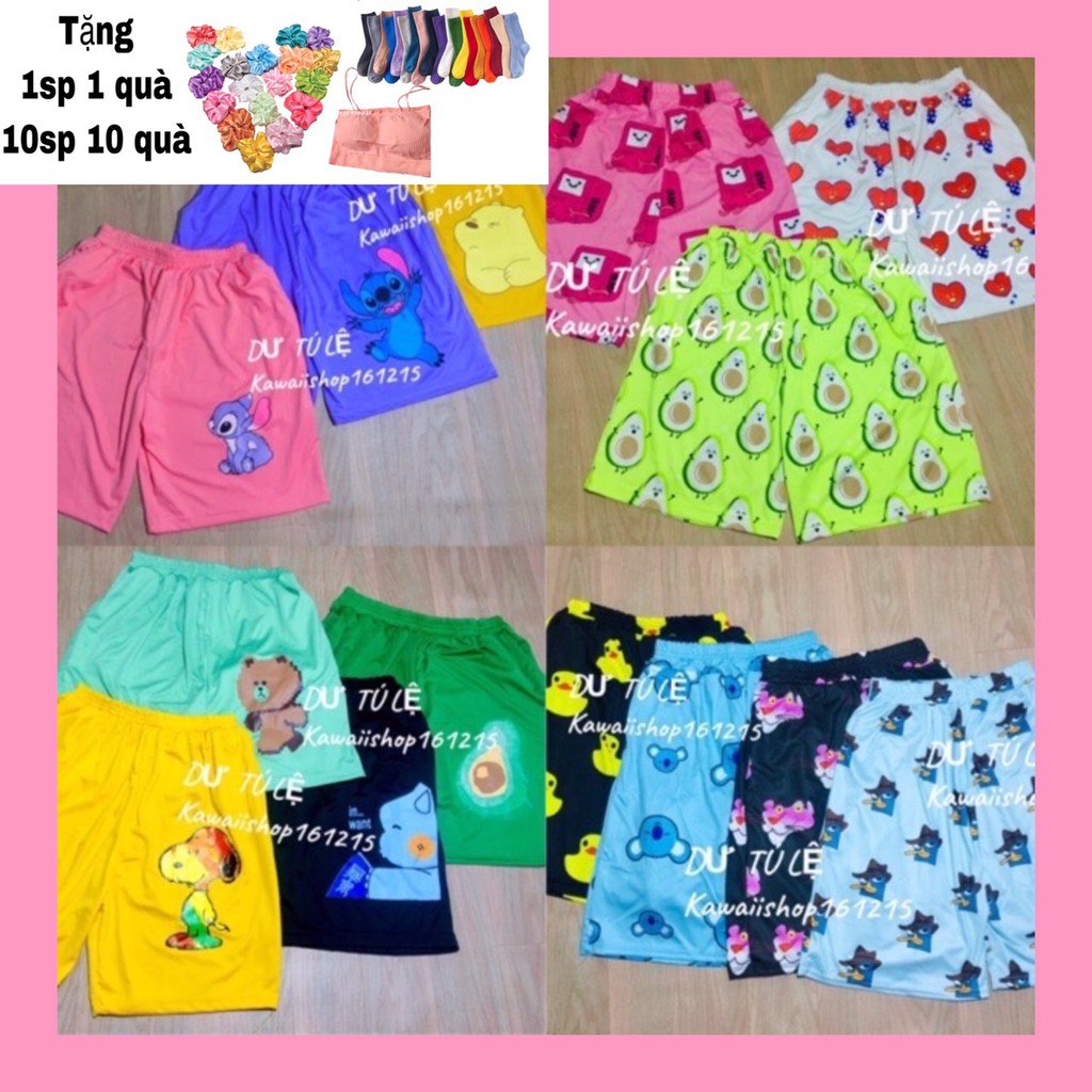 Clip quần đùi hoạt hình 20 mẫu chất đẹp loại 1 bao xịn kèm (CÓ SET 70K-ÁO RỜI 25K)