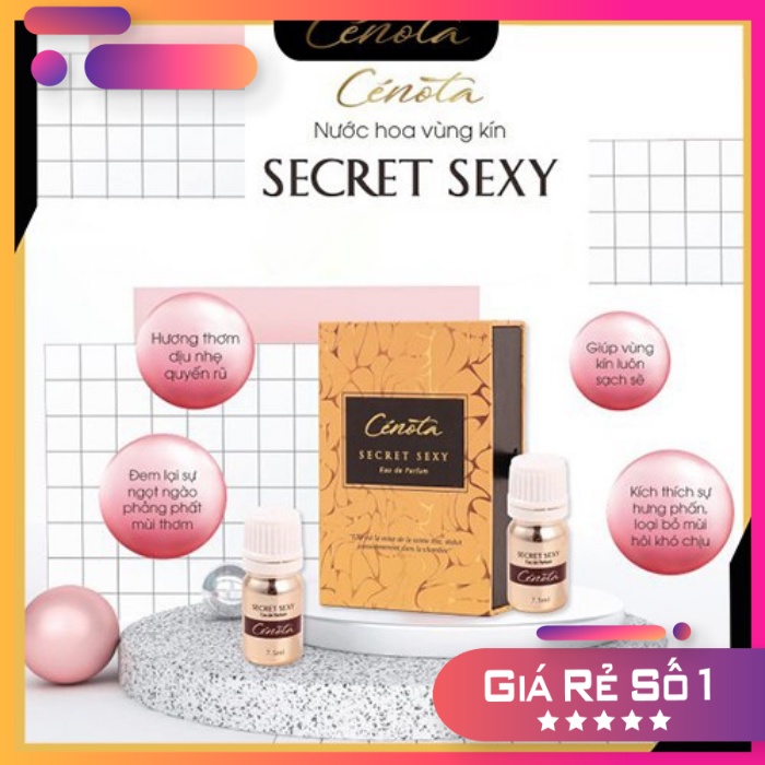 Nước hoa vùng kín Cenota Secret Sexy (Mẫu mới)