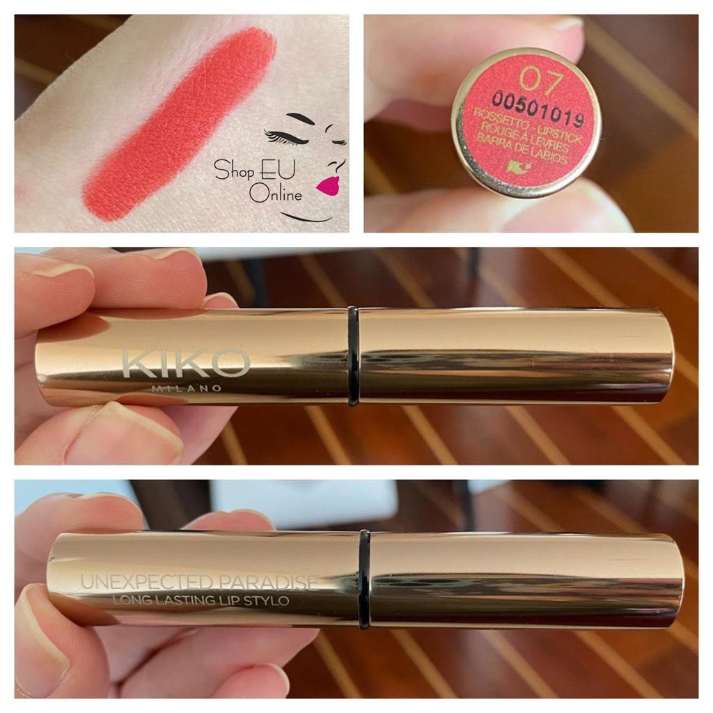 Son lì lâu trôi Kiko Unexpected Paradise Long Lasting Lip Stylo - Son Môi lâu trôi 12 giờ- Kiko Milano  Italy