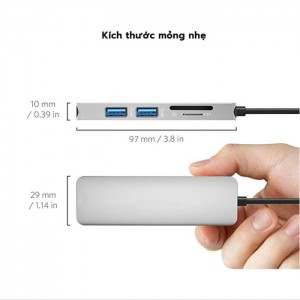 Cổng chuyển Type-C to HDMI 5in1 Adapter
